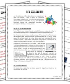 Alternative view of Les avalanches