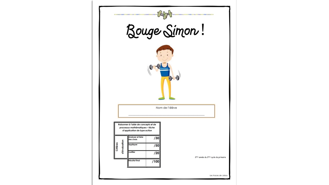 Bouge Simon ! 4e