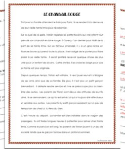 Alternative view of Le chandail rouge