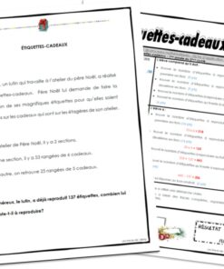 Alternative view of Étiquettes-cadeaux 3e