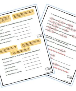 Alternative view of Évaluation Le Groupe du Nom 3e