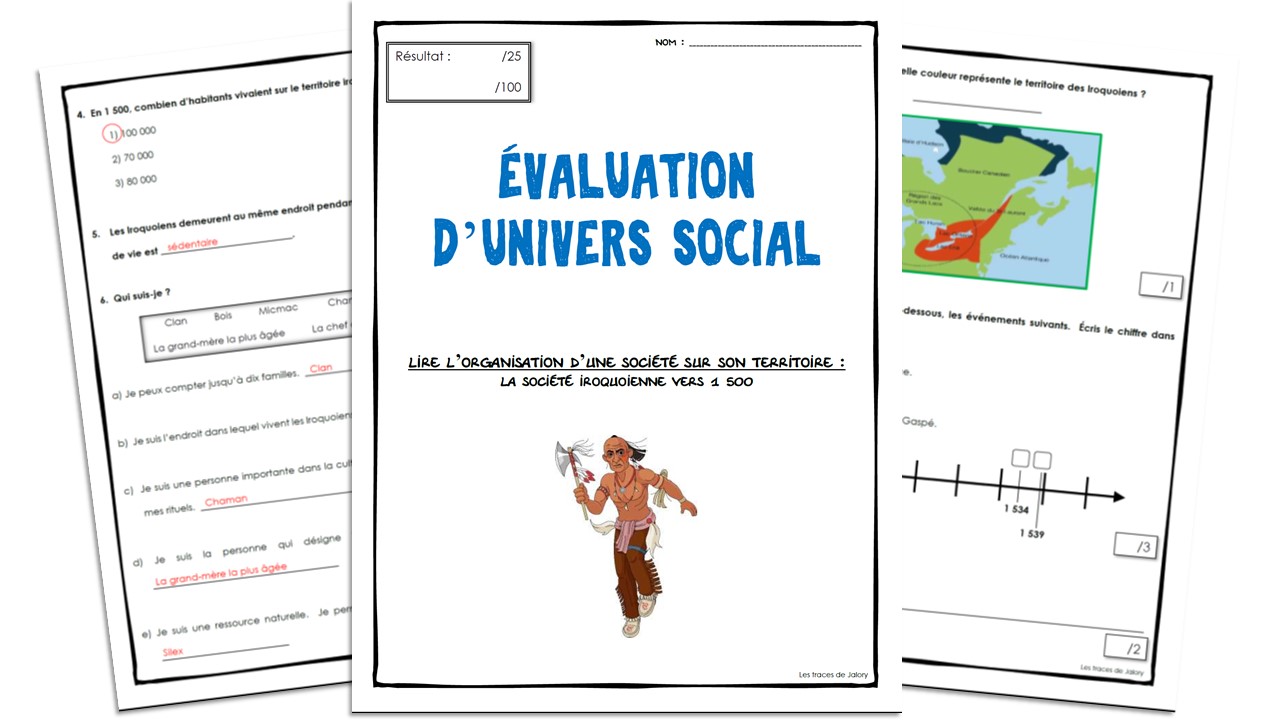 La société iroquoienne vers 1 500 – Image 2