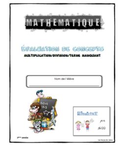 Multiplication Division Terme Manquant 3e