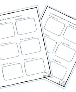Alternative view of Multiplication Division Terme Manquant 4e