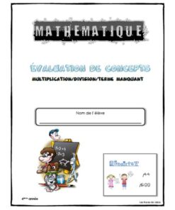 Multiplication Division Terme Manquant 4e