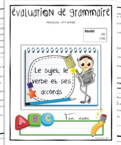 Alternative view of Le sujet, le verbe et ses accords 5e année