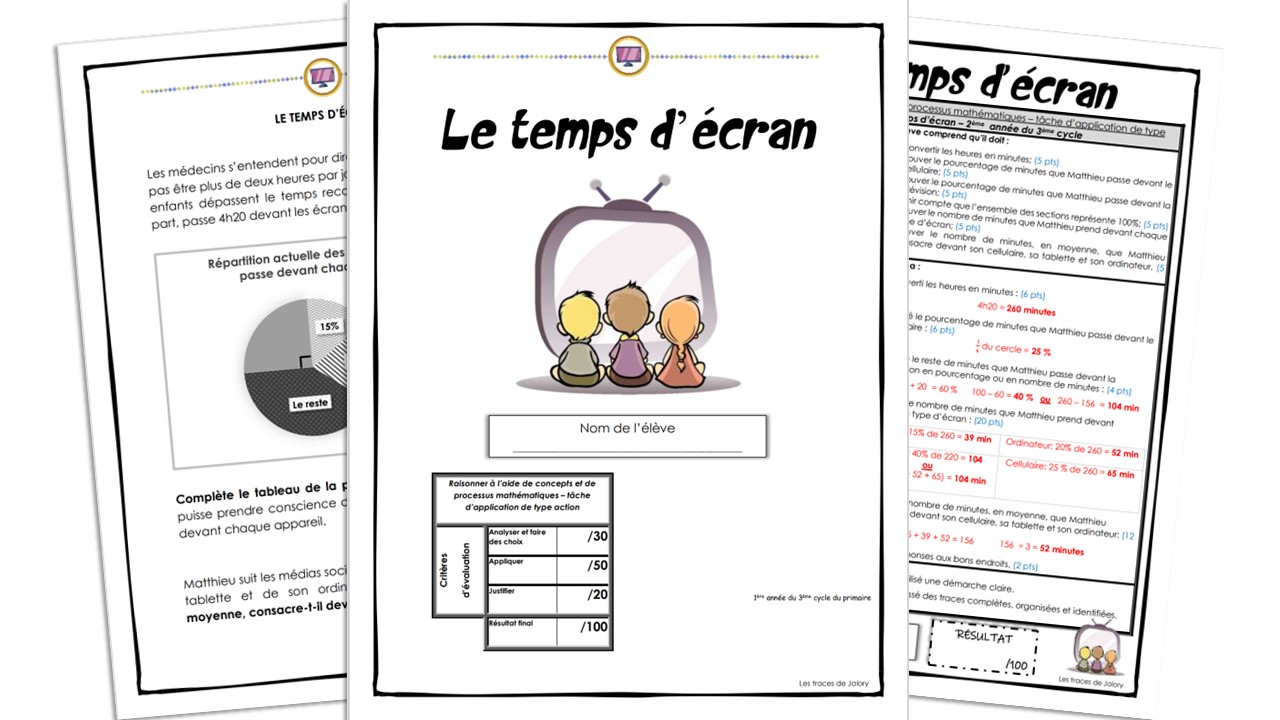 Temps d'écran 6e année – Image 2