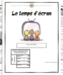 Alternative view of Temps d'écran 5e année