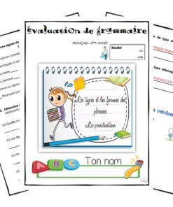 Alternative view of Les types et les formes des phrases, la ponctuation 3e