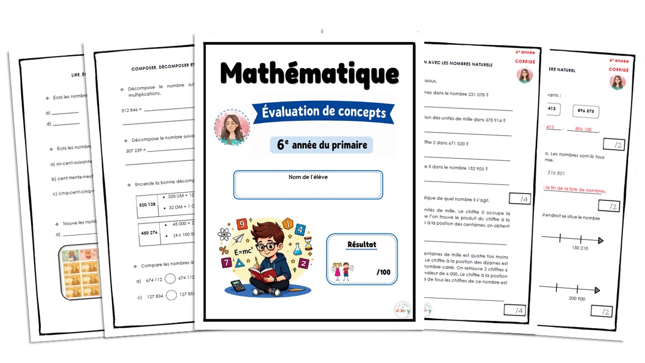 Concepts - Sens et écriture nombres naturels 6e – Image 2